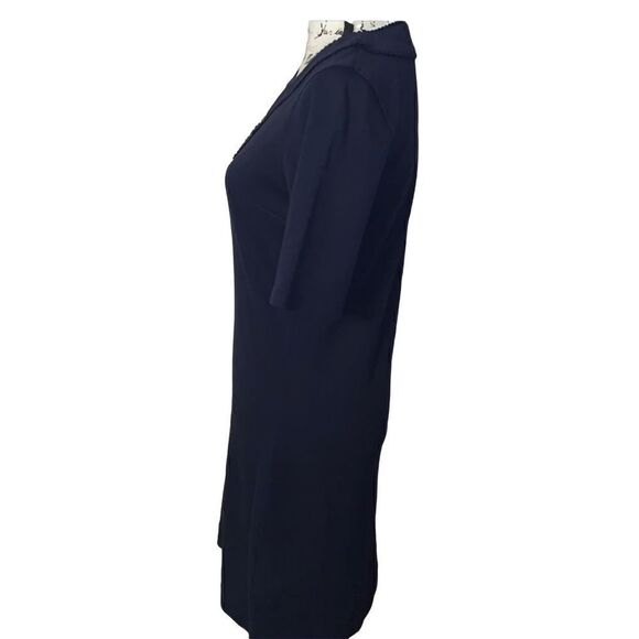Talbots navy blue sheath dress small - Picture 2 of 6